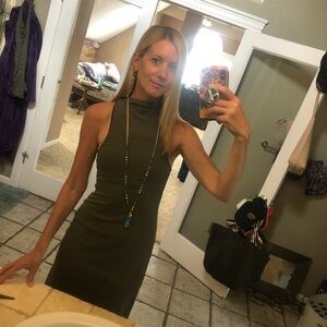 Free People Sage Green Knit dress